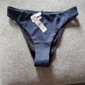 Jcrew textured bikini bottom